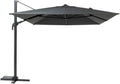 Hespéride - Parasol déporté carré 3x3m anthracite