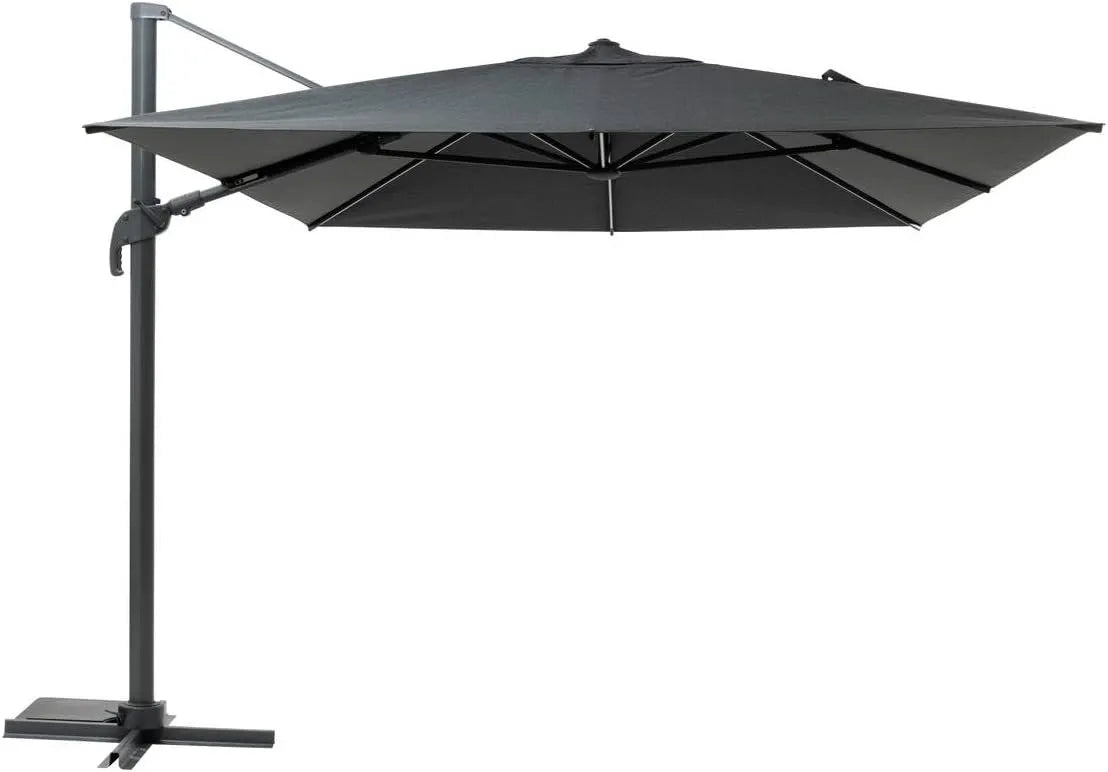 Hespéride - Parasol déporté carré 3x3m anthracite