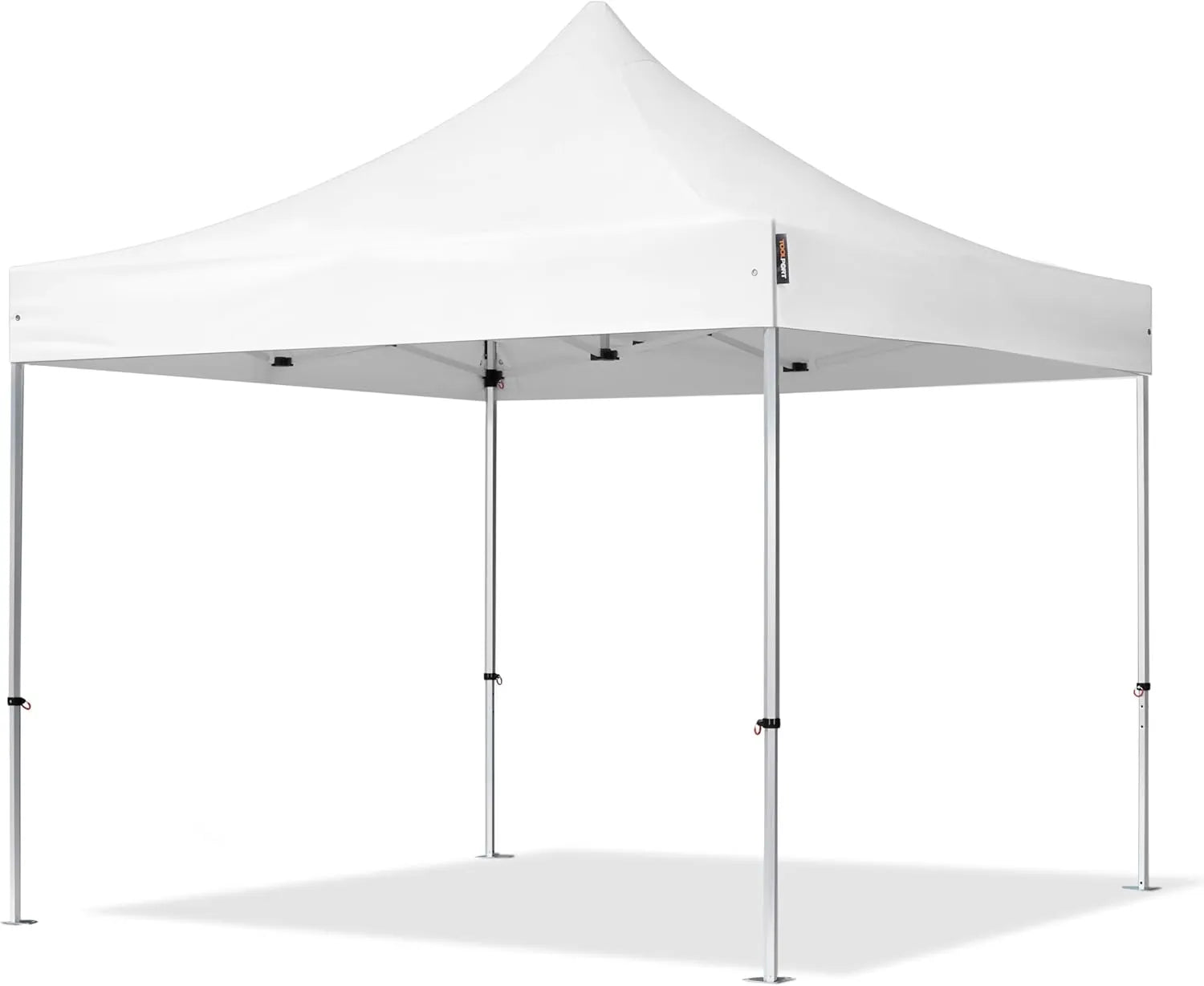 Tonnelle Pliante 3x3 m en Aluminium, Tissu PES 800, Blanc