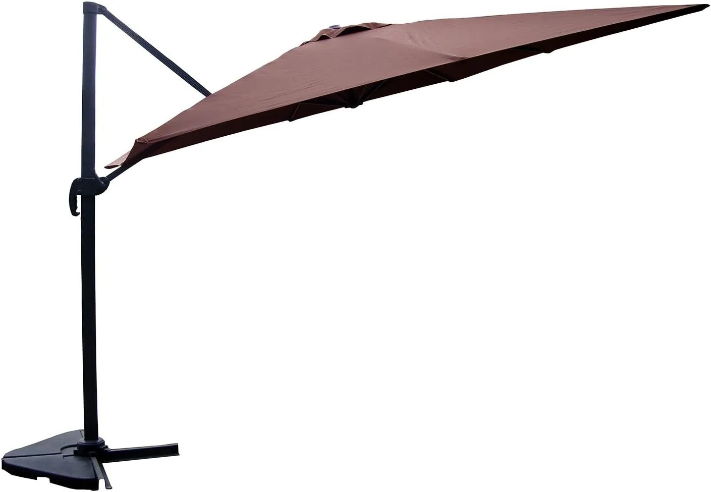 Parasol Déporté Rectangulaire Cesare avec Protection UV
